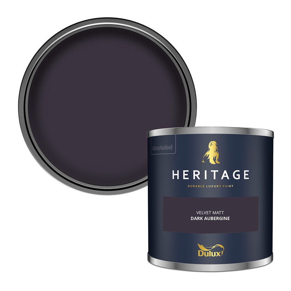 Dulux Heritage Velvet Matt Dark Aubergine 5L