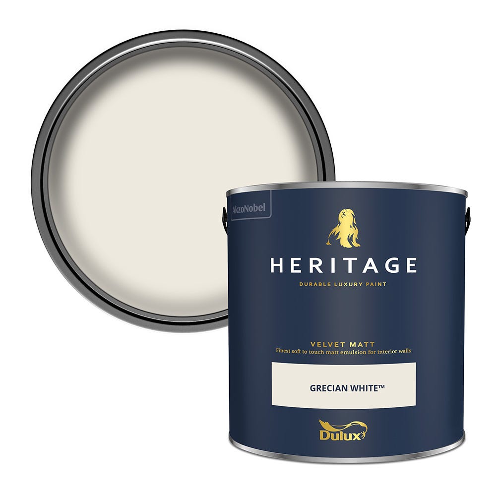 Dulux Heritage Velvet Matt Grecian White 5L