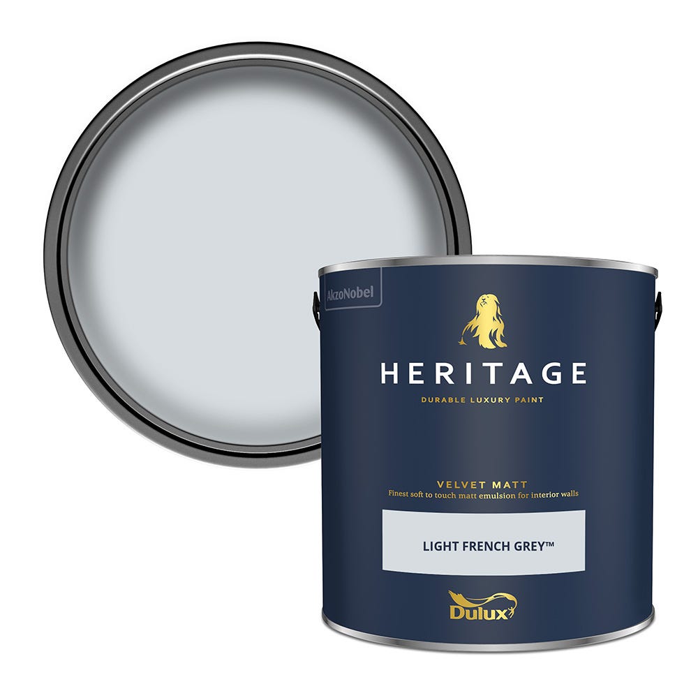 Dulux Heritage Velvet Matt Light French Grey 5L