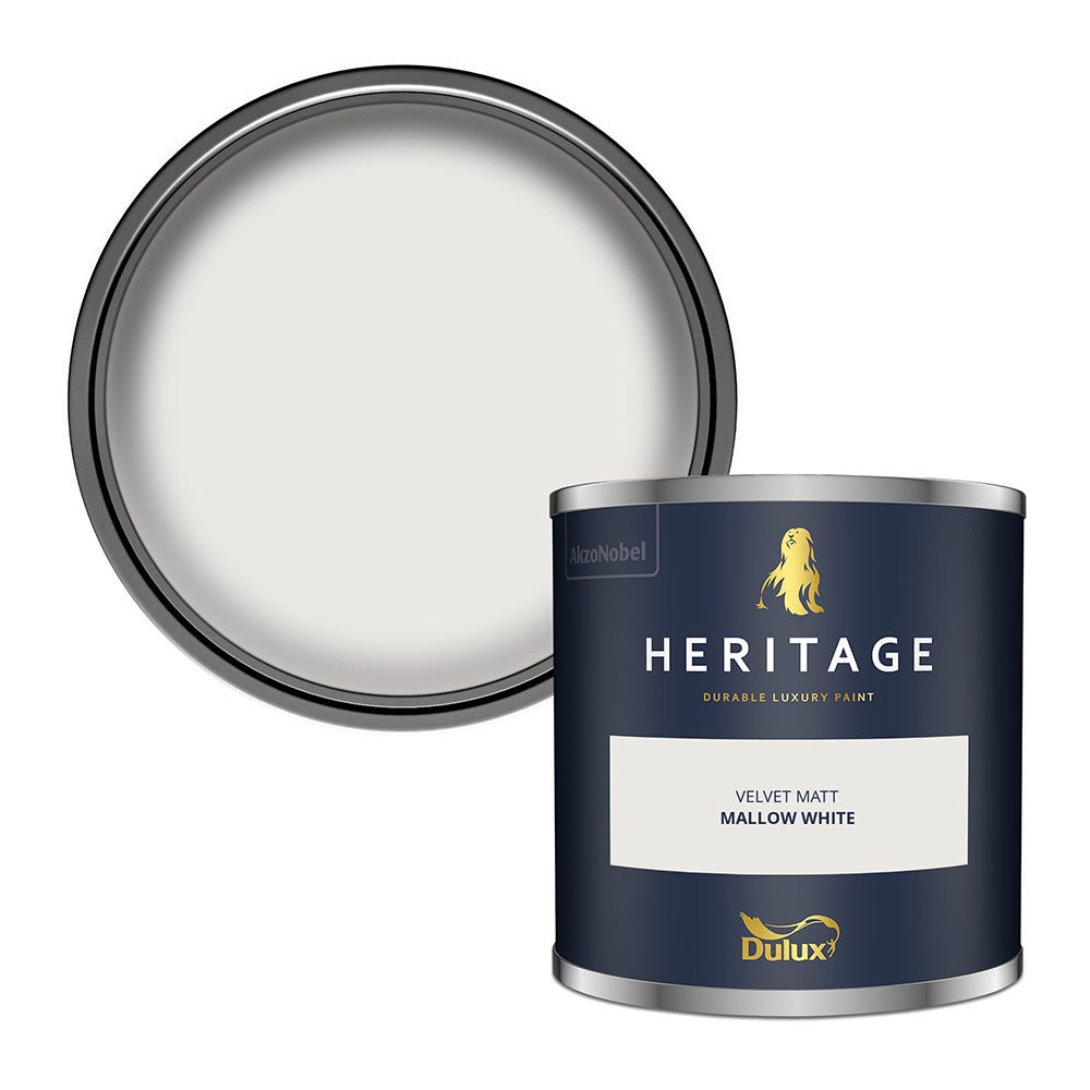 Dulux Heritage Velvet Matt Mallow White 5L