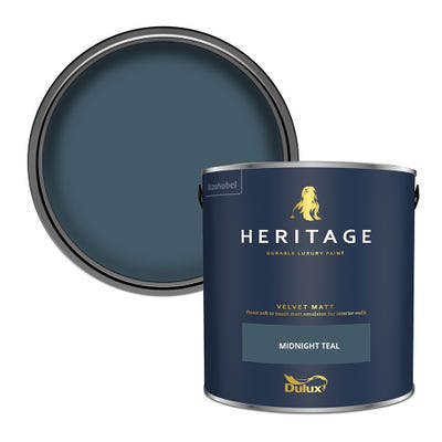 Dulux Heritage Velvet Matt Midnight Teal 5L