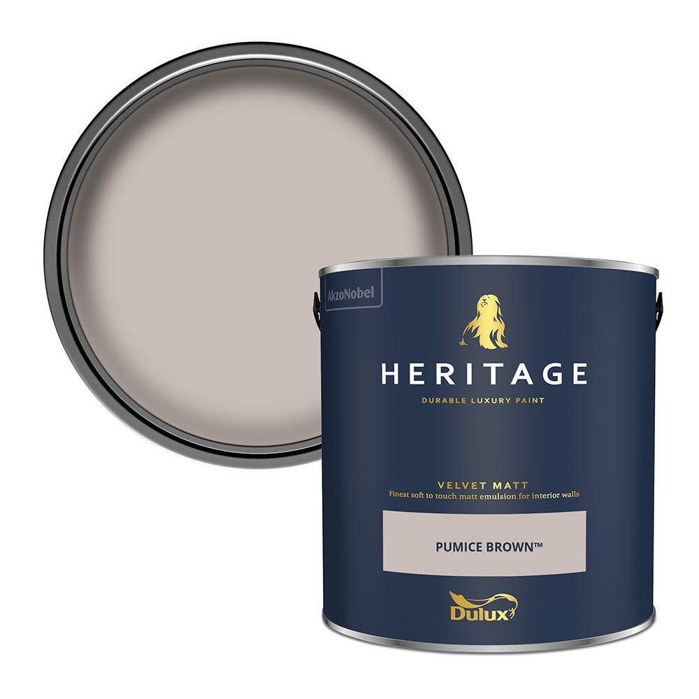 Dulux Heritage Velvet Matt Pumice Brown 5L