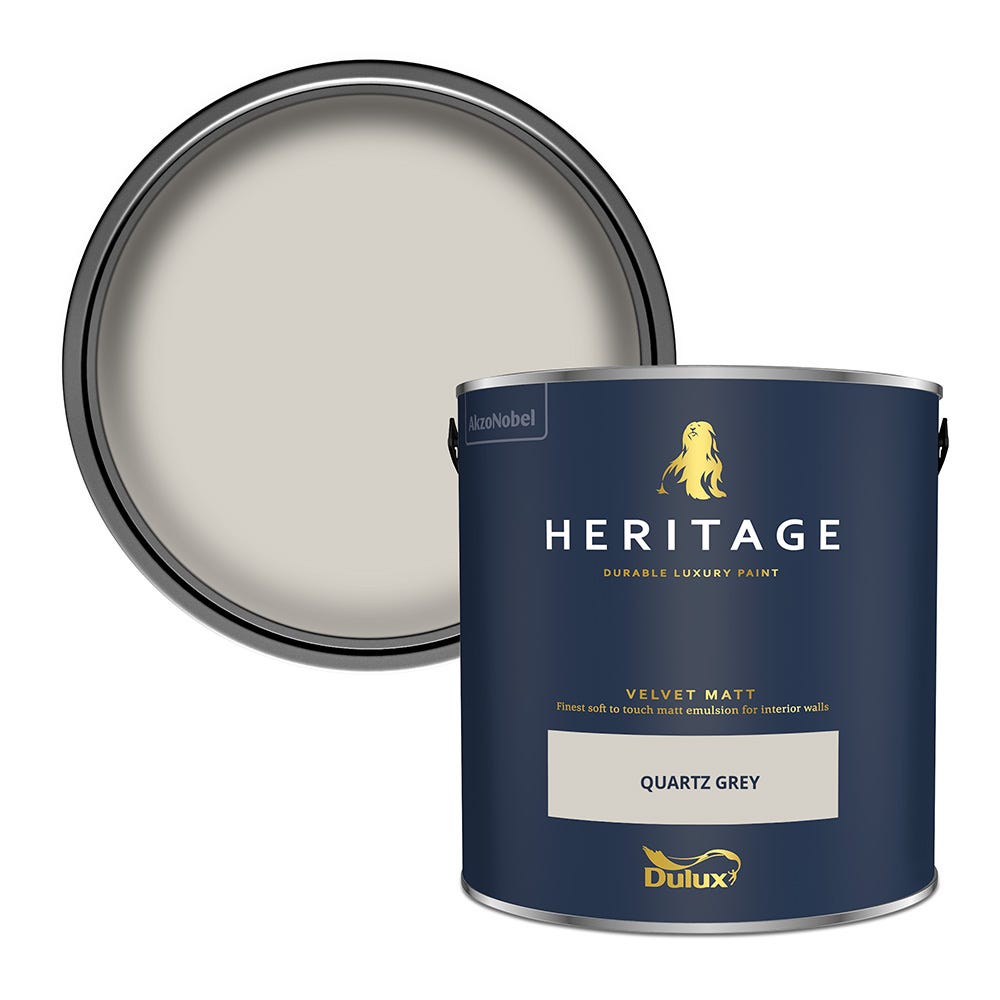 Dulux Heritage Velvet Matt Quartz Grey 5L