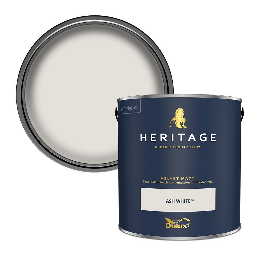 Dulux Heritage Velvet Matt Ash White 2.5L