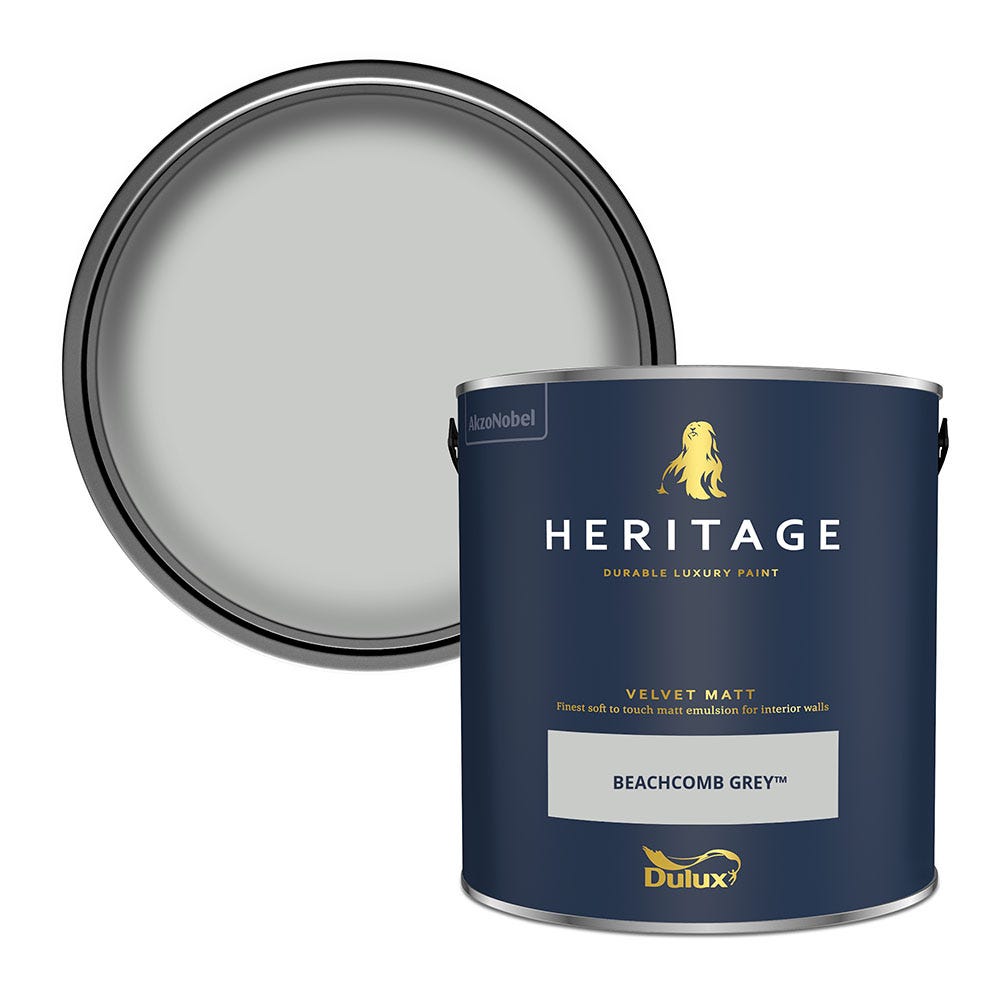 Dulux Heritage Velvet Matt Beachcomb Grey 2.5L