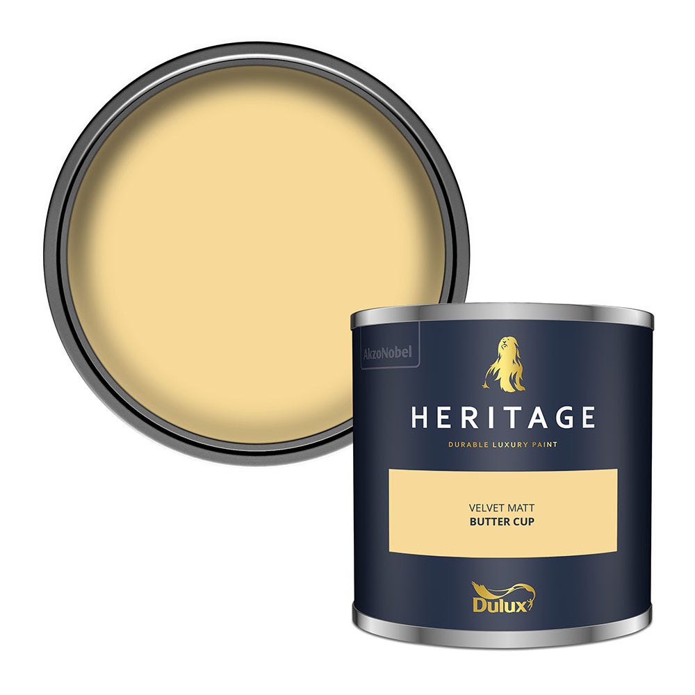 Dulux Heritage Velvet Matt Butter Cup 2.5L