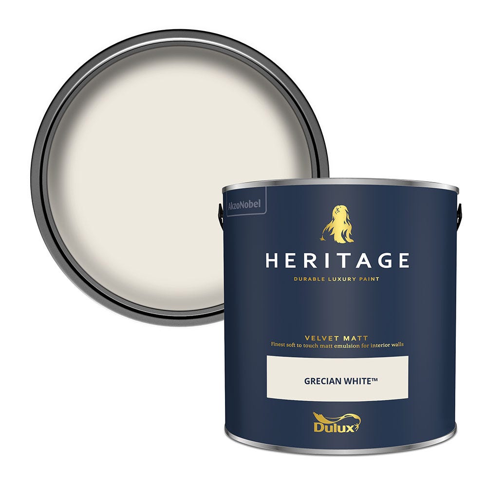 Dulux Heritage Velvet Matt Grecian White 2.5L