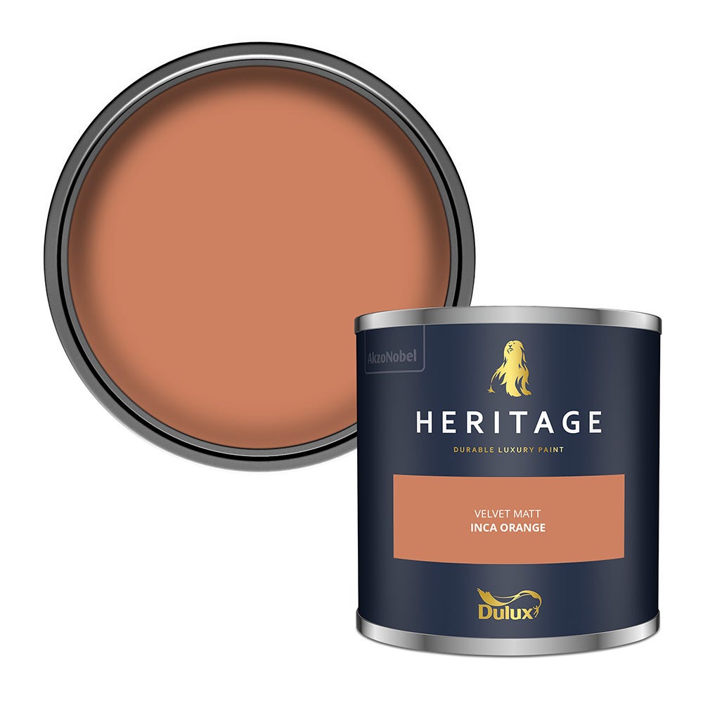 Dulux Heritage Velvet Matt Inca Orange 2.5L