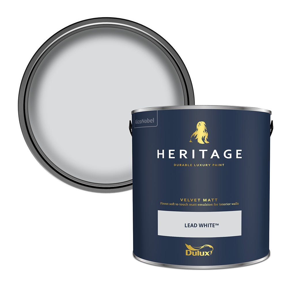 Dulux Heritage Velvet Matt Lead White 2.5L