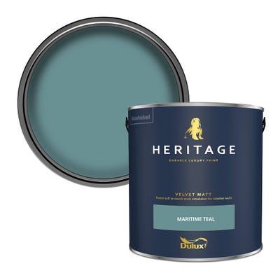Dulux Heritage Velvet Matt Maritime Teal 2.5L