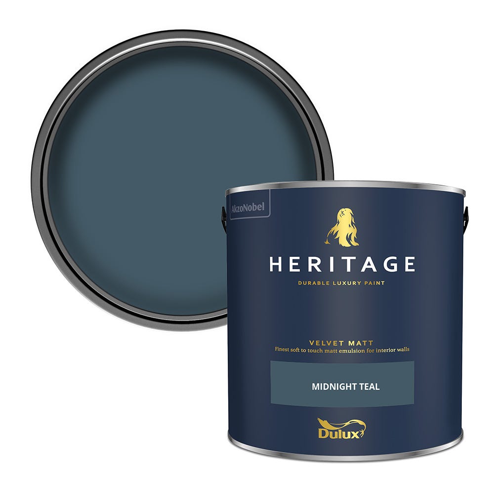 Dulux Heritage Velvet Matt Midnight Teal 2.5L