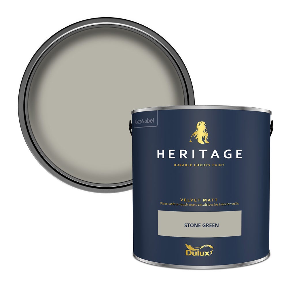 Dulux Heritage Velvet Matt Stone Green 2.5L