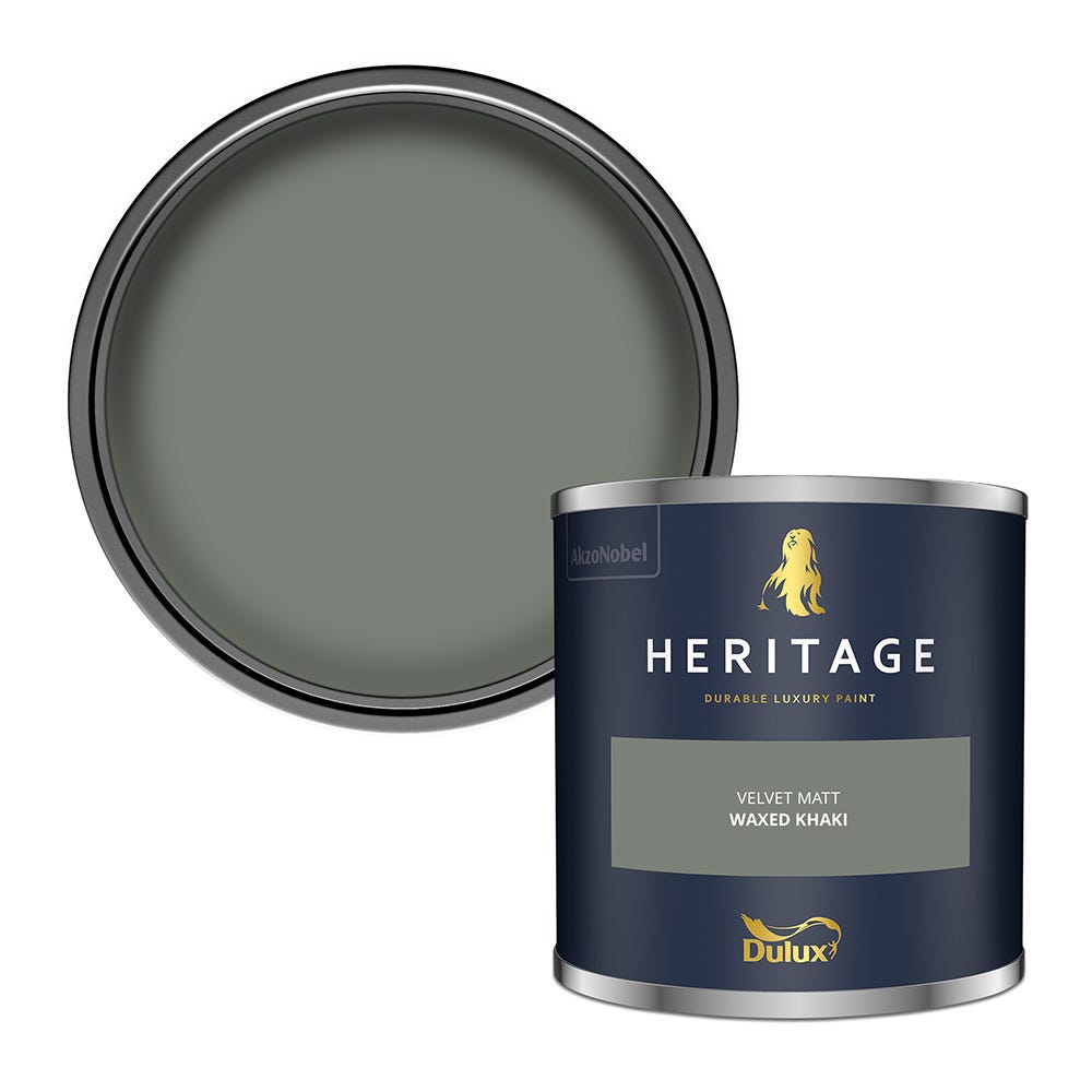 Dulux Heritage Velvet Matt Waxed Khaki 2.5L