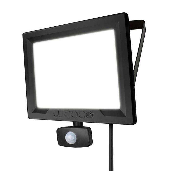 Luceco LED Eco Slimline PIR Floodlight 50W EFLD50B40P-05
