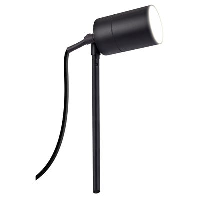 Luceco 35W IP54 GU10 Ground Spike Spotlight Black