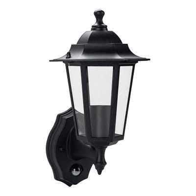 Luceco 60W IP44 6 Panel Coach Lantern with PIR Sensor