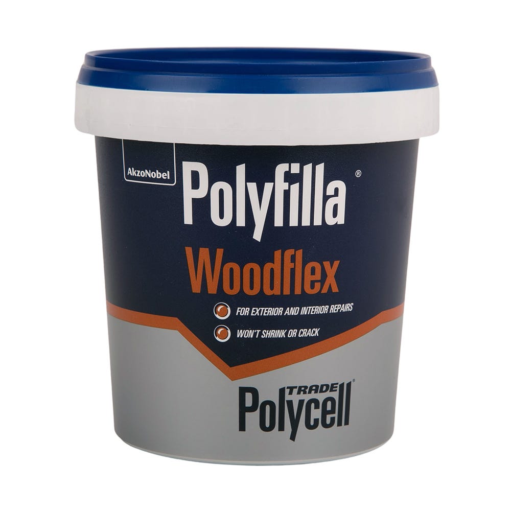 Polycell Trade Polyfilla Woodflex Ready Mix Wood Filler 600ml