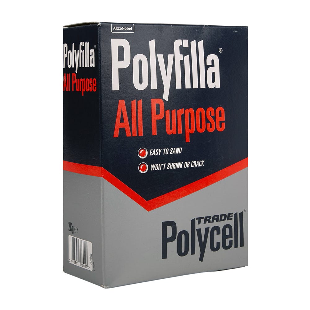 Polycell Trade Polyfilla All Purpose Filler 2kg