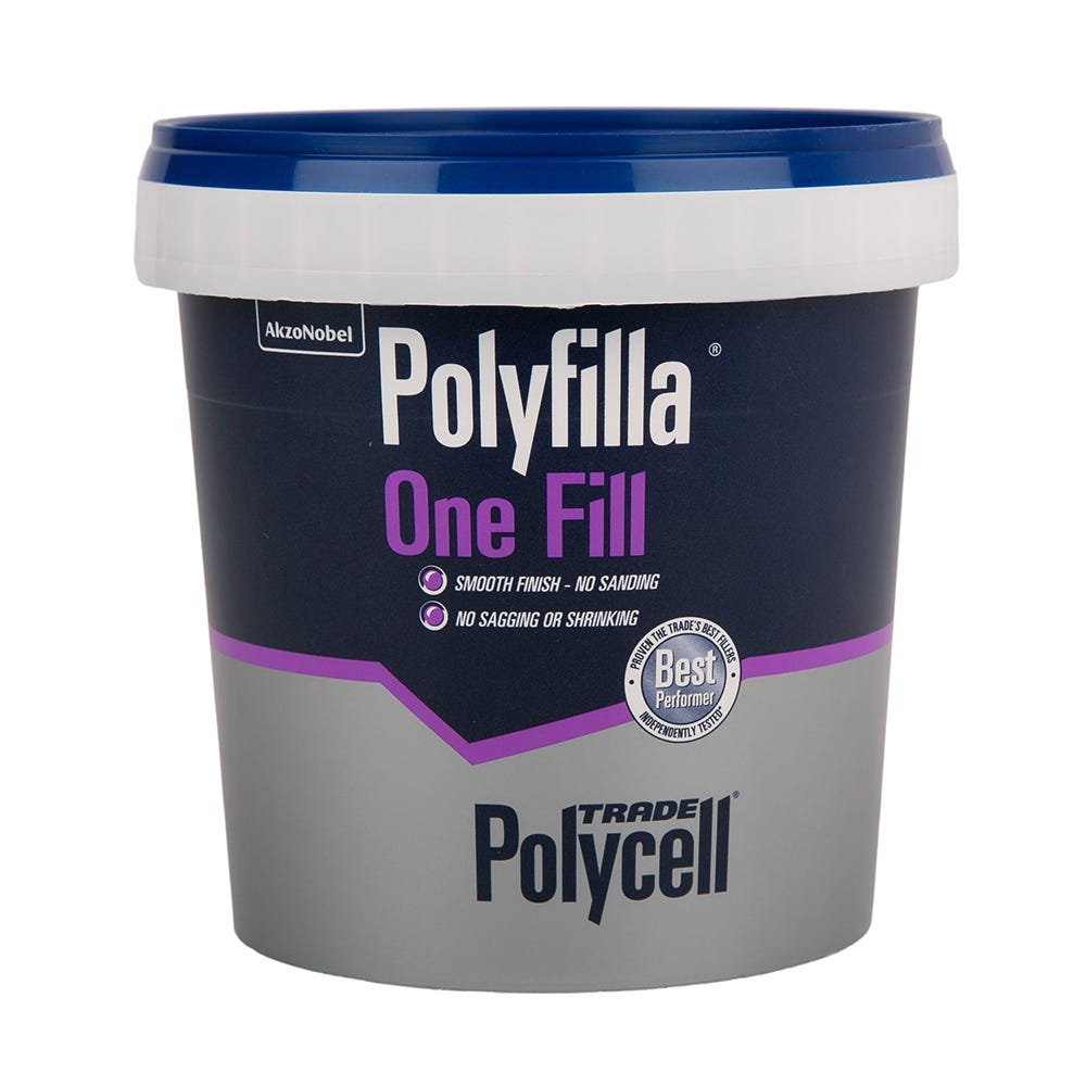 Polycell Trade Polyfilla One Fill Lightweight Filler 1L