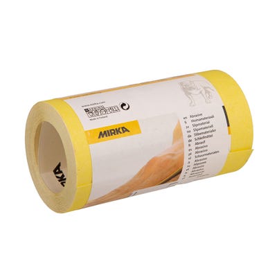 Mirka Yellow Contract Sandpaper P180 115mm x 5m Roll