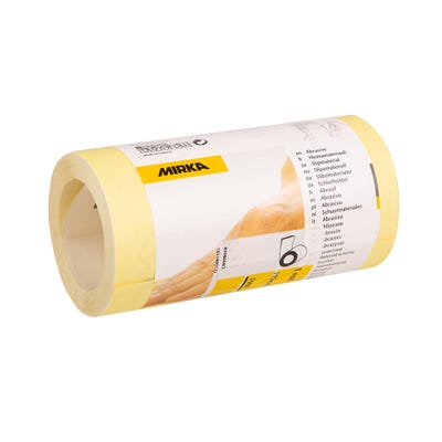 Mirka Yellow Contract Sandpaper P240 115mm x 5m Roll