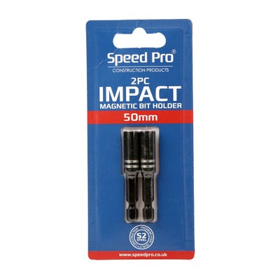 Speed Pro Magnetic Impact Bit Holder 50mm Pack of 2