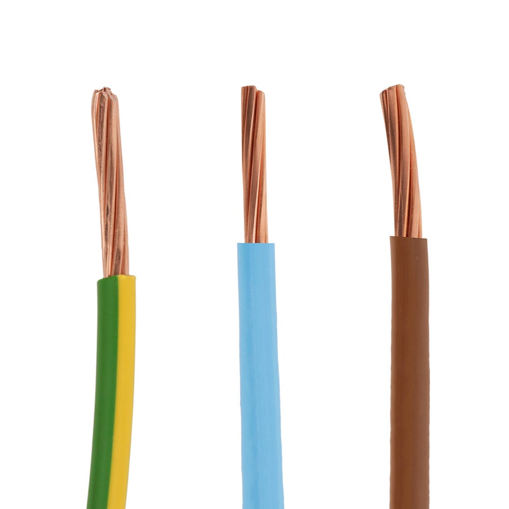 25mm Flexi Meter Tail Kit Brown/Blue 2m & 16mm Earth 2m