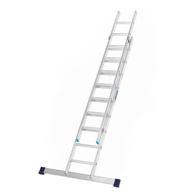 TB Davies Pro Aluminium Double Ladder & Stabiliser 2.5m