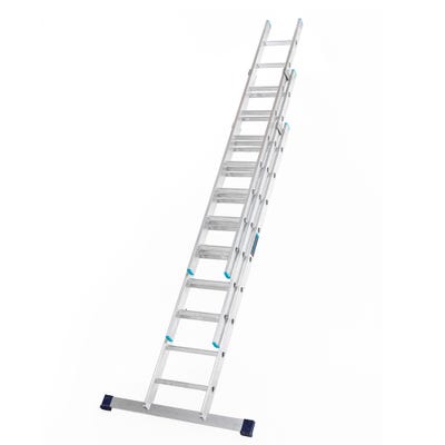 TB Davies Pro Aluminium Triple Ladder & Stabiliser 2.5m