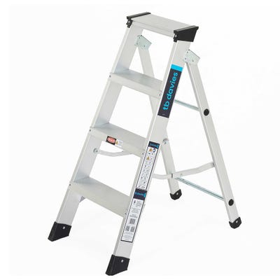 TB Davies Pro Aluminium Swingback Step Ladder 4 Tread