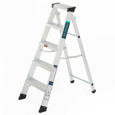 TB Davies Pro Aluminium Swingback Step Ladder 5 Tread