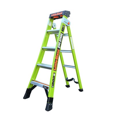 Little Giant King Kombo GRP Fibreglass Extension Ladder 5 Tread
