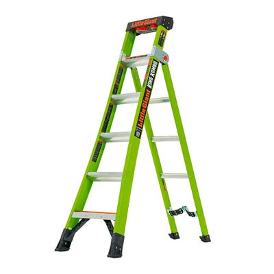Little Giant King Kombo GRP Fibreglass Extension Ladder 6 Tread