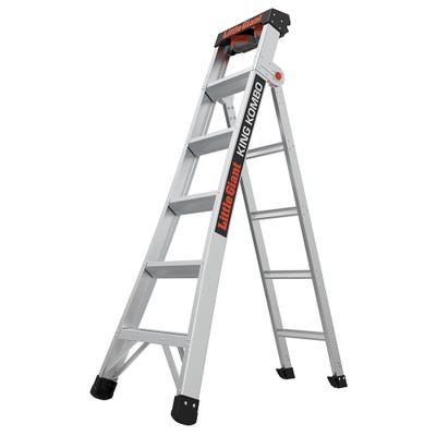 TB Davies King Kombo Aluminium Little Giant Ladder 6 Tread
