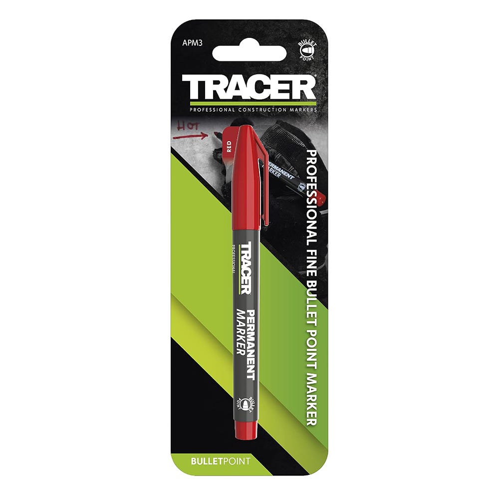 Tracer Permanent Marker Red