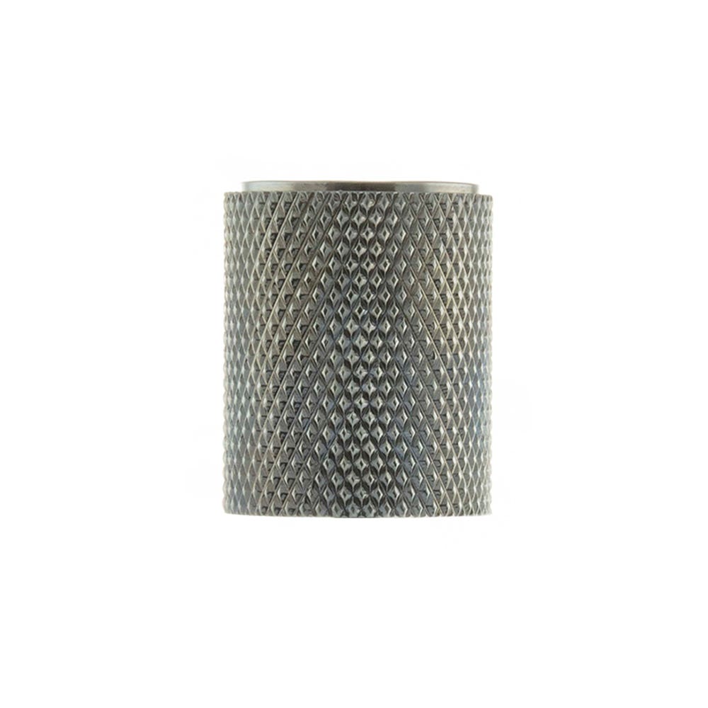 Millhouse Brass Watson Knurled Cabinet Knob Polished Chrome