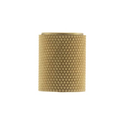 Millhouse Brass Watson Knurled Cabinet Knob Satin Brass