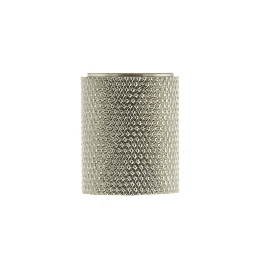 Millhouse Brass Watson Knurled Cabinet Knob Satin Nickel