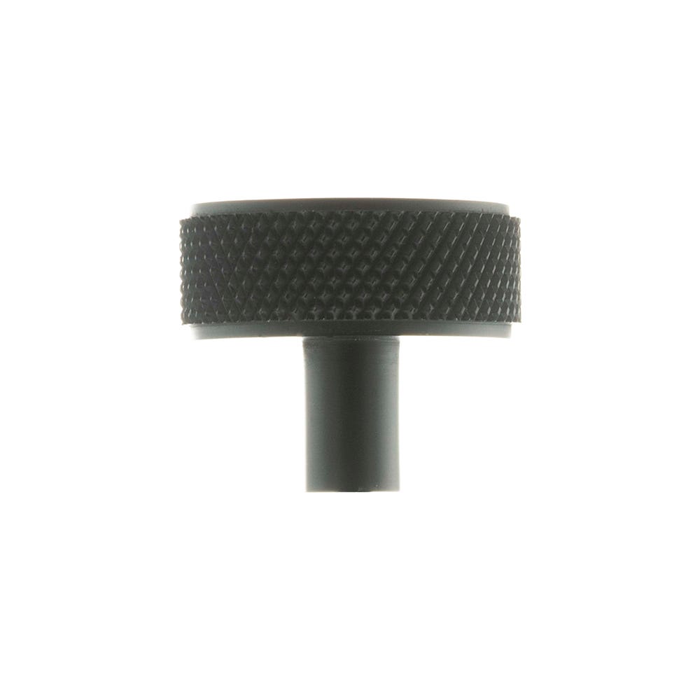 Millhouse Brass Hargreaves Knurled Cabinet Knob Matt Black