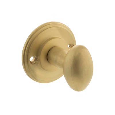 Millhouse Brass Oval WC Turn/Release Satin Brass
