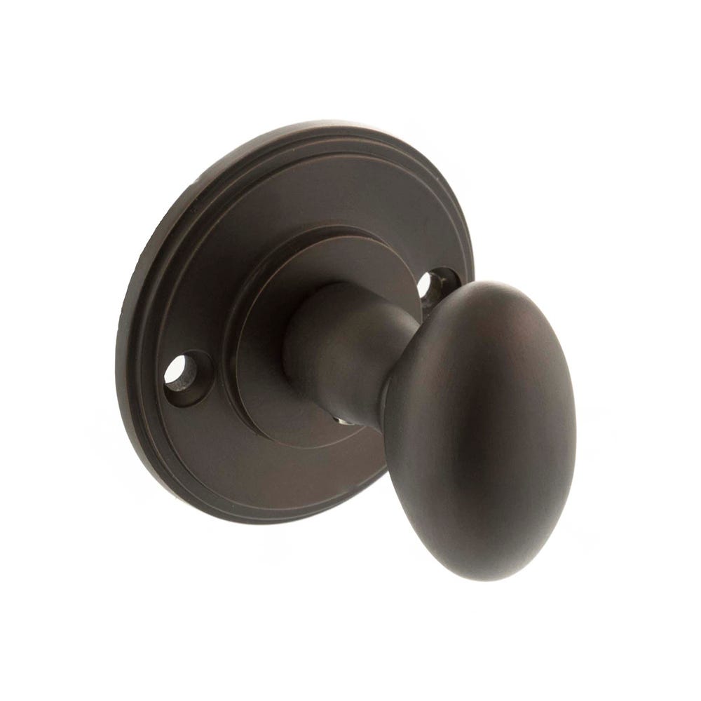 Millhouse Brass Oval WC Turn/Release Dark Bronze