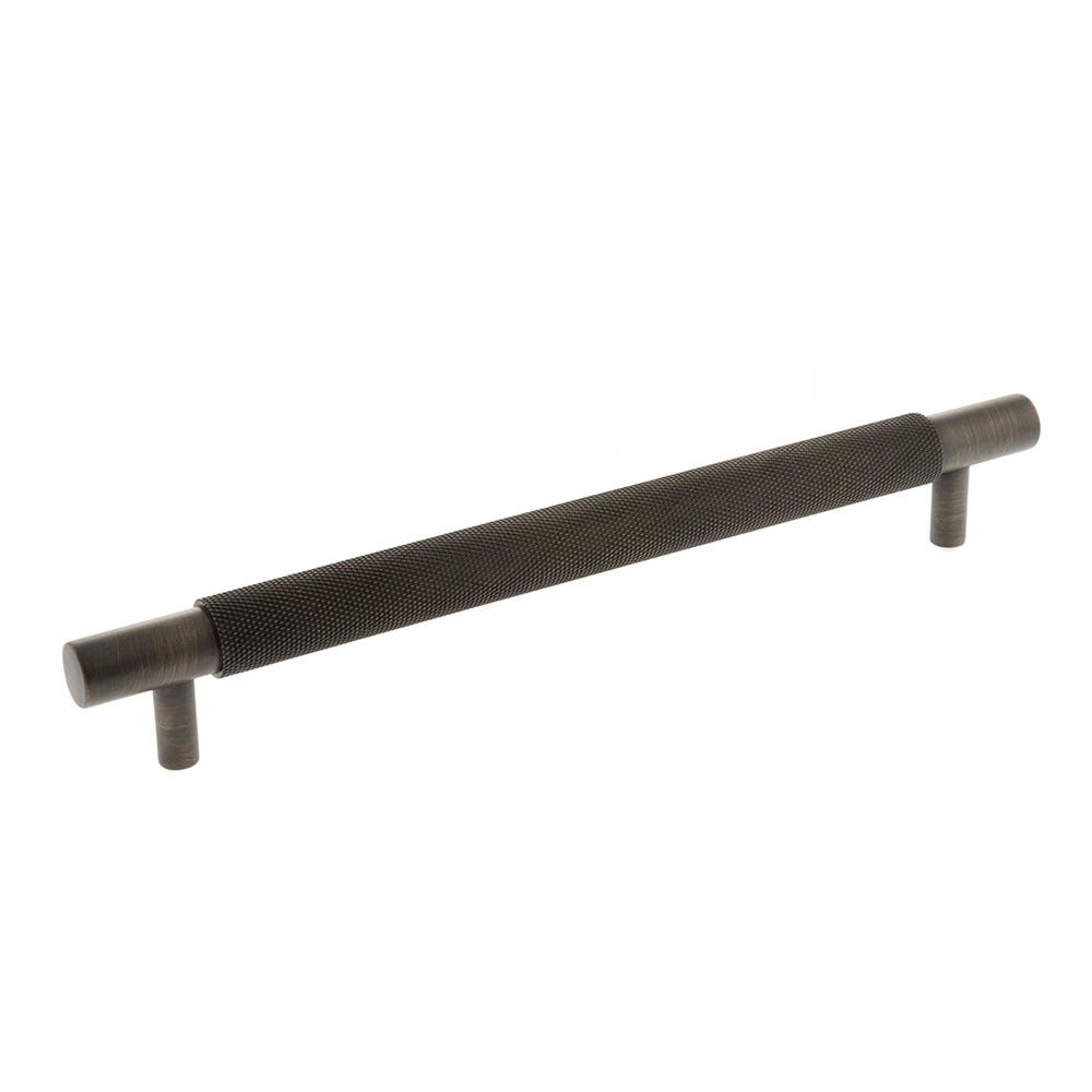Millhouse Brass Knurled Cabinet Pull Handle 22 x 20mm Bronze