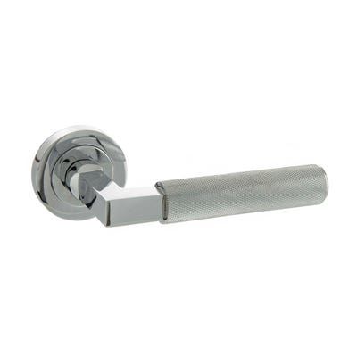 Millhouse Brass Cartwright Lever On Rose Polished Chrome