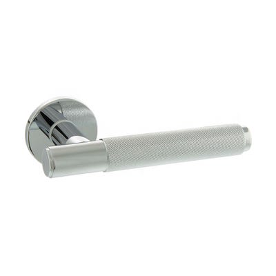 Millhouse Brass Crompton Lever On Slim Rose Polished Chrome