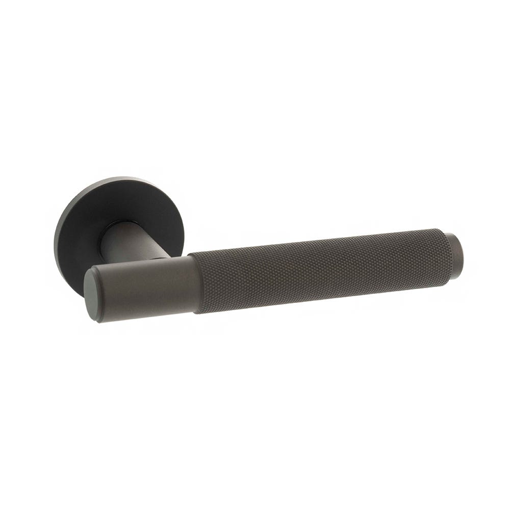 Millhouse Brass Crompton Lever On Slim Rose Dark Bronze
