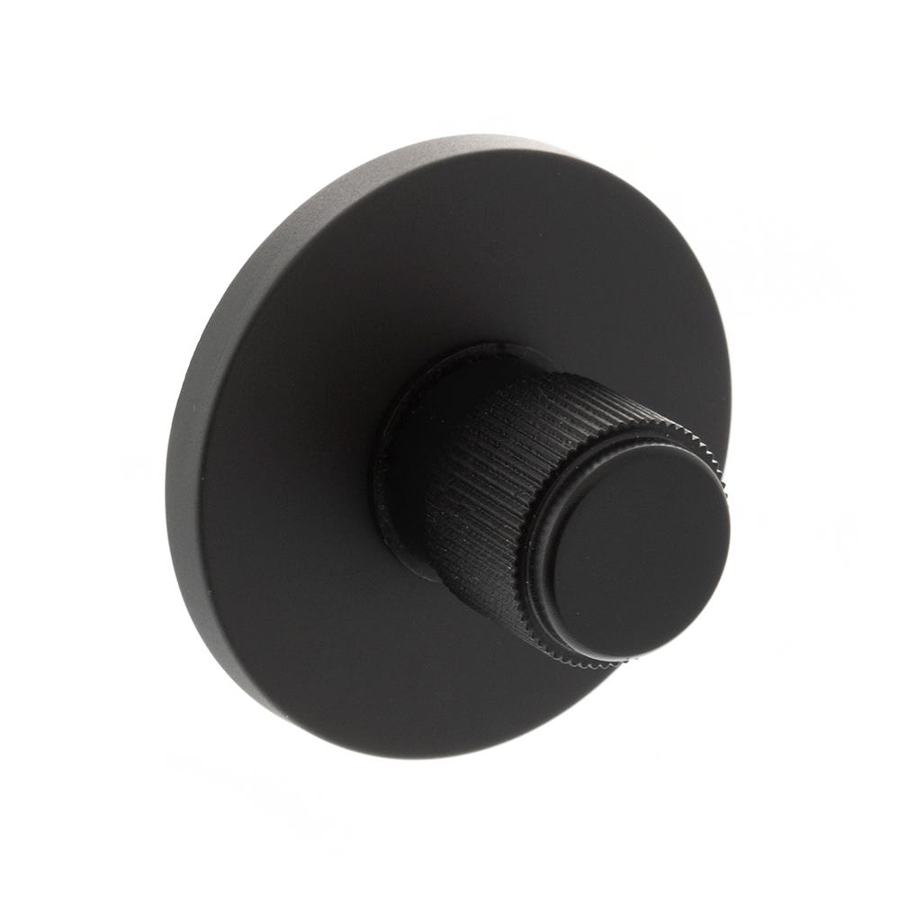 Millhouse Brass Linear WC Turn/Release Slim Rose Matt Black