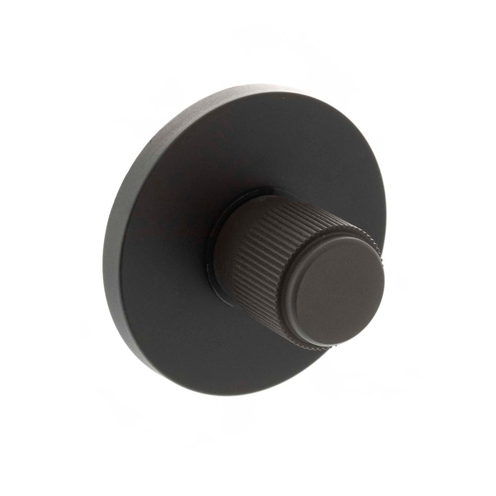 Millhouse Brass Linear WC Turn/Release Slim Rose Dark Bronze