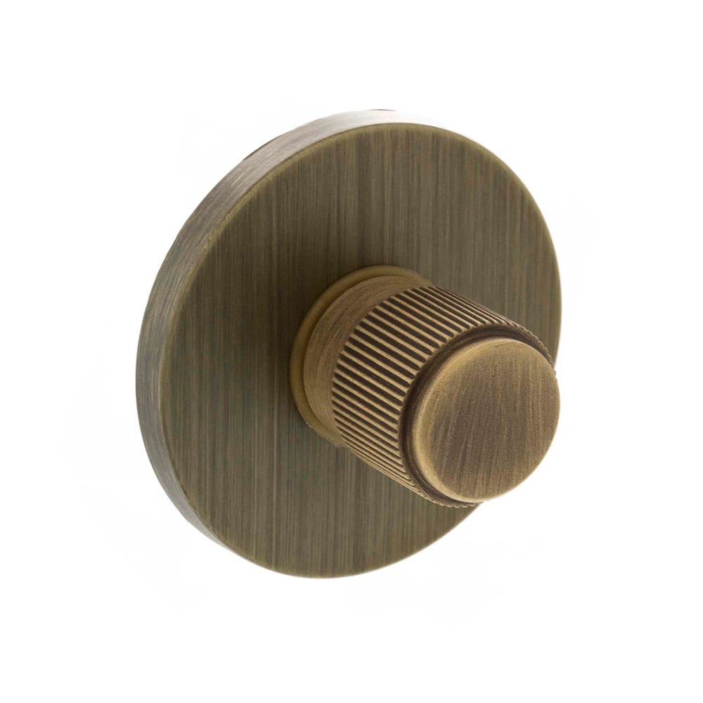 Millhouse Brass Linear WC Turn/Release Slim Rose Yester Bronze