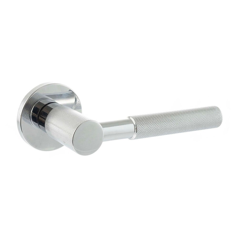 Millhouse Brass Mason Lever On Slim Rose Polished Chrome