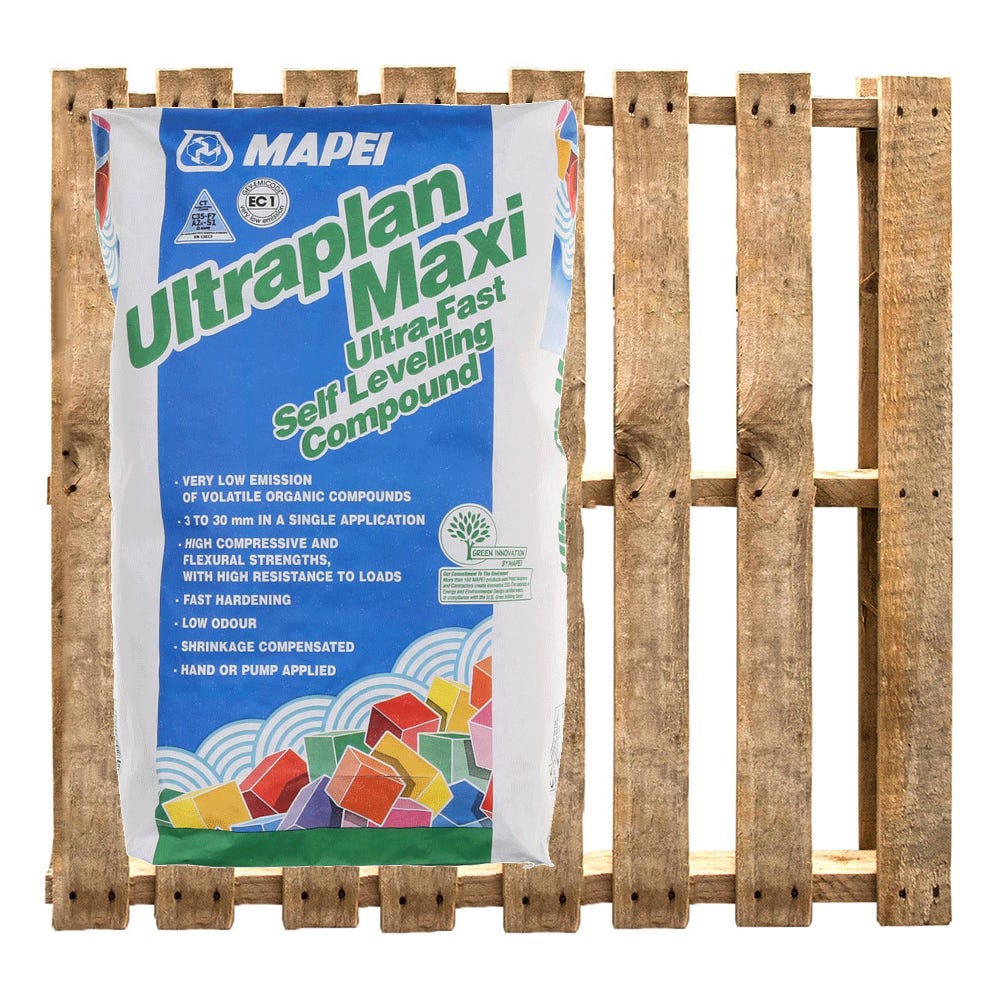 Mapei Ultraplan Maxi Ultra Fast Self Levelling Compound 3230 25kg Pack of 48